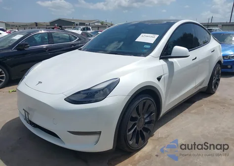 2023 Tesla Model Y Performance Dual Motor All-Wheel Drive из США, поврежденный, VIN 7SAYGDEF5PF806868